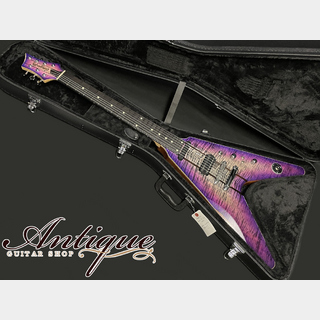 dragonfly×Shimamura Collaboration Special Custom FV Seven 2022 Trans Purple Burst /Figured Maple & Mahogany 3.28kg EX++ "One Of Kind"
