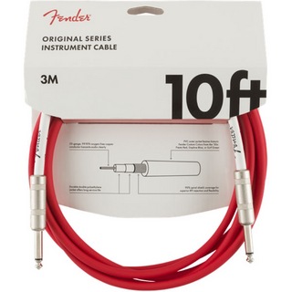 Fender フェンダー Original Series Instrument Cable SS 10' FRD ギターケーブル