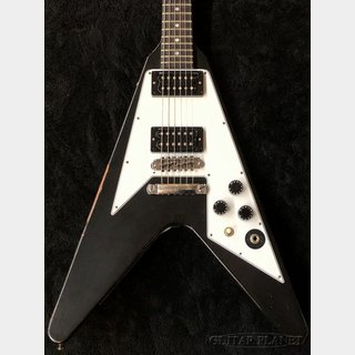 Gibson Custom ShopKirk Hammett 1979 Flying V Ebony Murphy Lab Replica Aged 【2.89kg】【#KH 016】