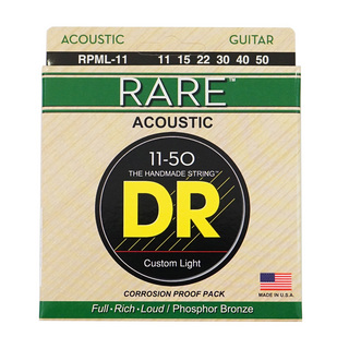 DRRARE DR-RPML11 Custom Light アコースティックギター弦×3セット