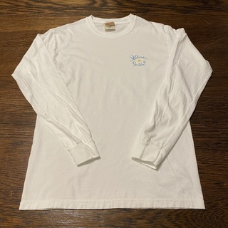 KAMINARIScript Longsleeve T-shirt / White
