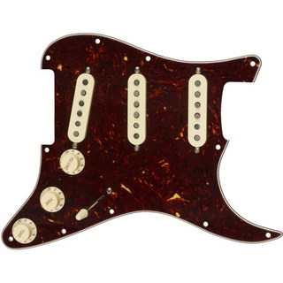 Fender Pre-Wired Strat Pickguard， Texas Special SSS (Tortoise Shell) [#0992342500]【在庫処分超特価】