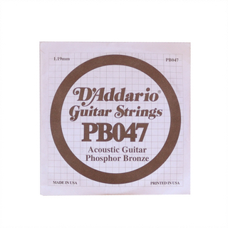 D'Addarioダダリオ PB047 Phosphor Bronze バラ弦×5本 アコースティックギター用バラ弦