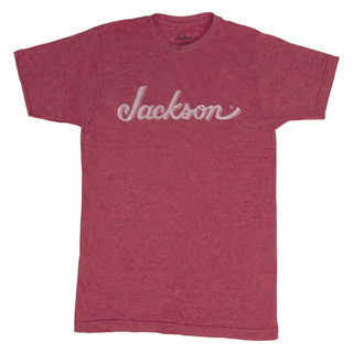 Jacksonジャクソン Logo Men's T-Shirt Heather Red Lサイズ 半袖 Tシャツ