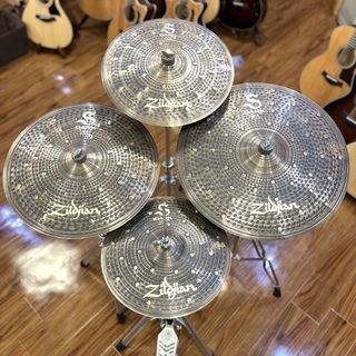 ZildjianS DARK Cymbal Pack [14"HH+16"C+18"C+20"R]【店頭にて試奏可能】