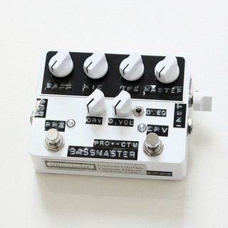 Shin's MusicBass Master PRO+ CTM w/ Drive EQ Select Switch [Solid White/Black Panel/White Knob]