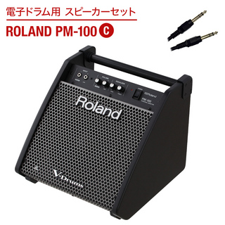 Roland 電子ドラム用 スピーカーセット PM-100 C 【繋いですぐに音が出せる】