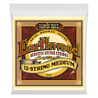 ERNIE BALL アーニーボール 2012 Earthwood Medium 12-String 80/20 Bronze 11-28 Gauge アコースティックギター弦