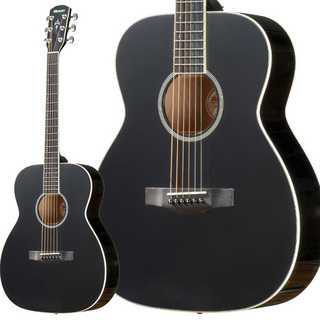 MorrisF-025 BLK (ブラック) アコースティックギター トップ単板 ソフトケース付属