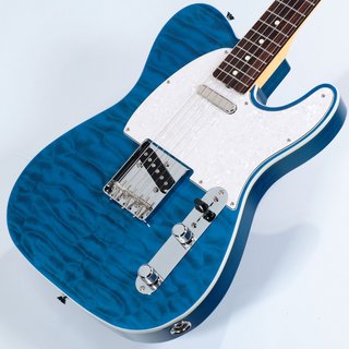 Fender ISHIBASHI FSR MIJ Traditional 60s Custom Telecaster Quilted Maple Top Ash Back Translucent Blue フェ