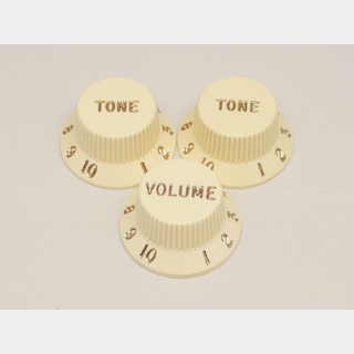 Fender Vol & Tone Knobs Aged White 099-1369-000【新宿店】