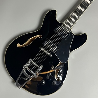 IbanezAS103T Black セミアコギター 島村楽器オリジナルモデル Bigsbyー搭載！