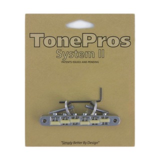 TONE PROS AVR2G-C Replacement ABR-1 Tuneomatic with G Formula saddles クローム ギター用ブリッジ