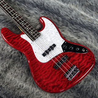 Fender Made in Japan Hybrid II 2024 Collection Jazz Bass Quilt Red Beryl
