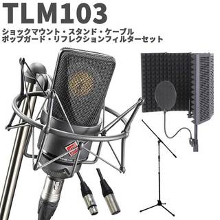 NEUMANN TLM 103 mt studio set ボーカル・ナレーター録音セット ブラック コンデンサーマイク
