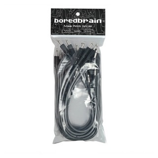 Boredbrain Music Eurorack Patch Cables Essential 12-Pack Dark Graphite パッチケーブル 12本パック