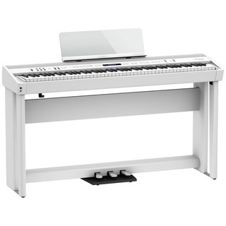 Rolandローランド FP-90X-WH Digital Piano ホワイト デジタルピアノ 純正スタンド ペダルユニット付き
