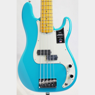 Fender American Professional II Precision Bass V (Miami Blue / Maple)