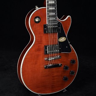 Epiphone Inspired by Gibson Les Paul Custom Figured Transparent Red 【名古屋栄店】