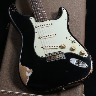 Fender Custom Shop 1960 Stratocaster Relic Black Matching Head 【渋谷店】
