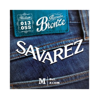 SAVAREZ A130M Bronze Medium アコースティックギター弦×3セット