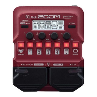 ZOOM B1 FOUR Bass Multi-Effects Processor【即日発送】