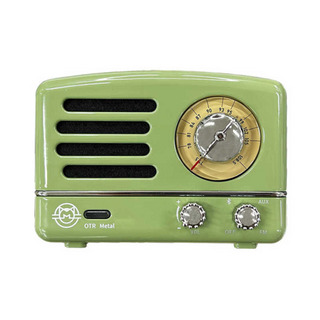 MUZEN OTR Metal (グリーン) Bluetoothスピーカー ワイヤレススピーカー FMラジオ対応MW-2AI GR
