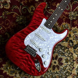 Fender 2024 Collection Made in Japan Hybrid II Stratocaster Rosewood Fingerboard Quilt Red