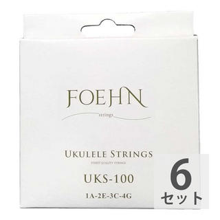 FOEHNUKS-100×6セット Ukulele Strings Soprano/Concert ウクレレ弦 ソプラノ/コンサート用