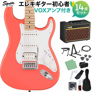 Squier by Fender SONIC STRATOCASTER HSS TCO エレキギター初心者セット【VOXアンプ付き】