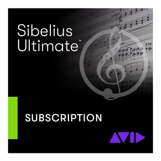 Avid Sibelius Ultimate サブスクリプション(1年)(9938-30011-50)(オンライン納品)(代引不可)