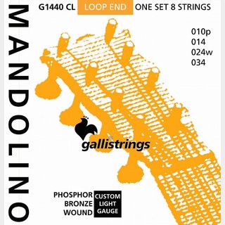 Galli StringsG1440 Custom Light Phosphor Bronze マンドリン弦 .010-.034【WEBSHOP】