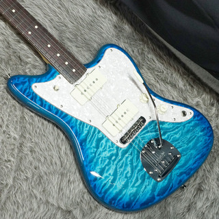 Fender2024 Collection Made in Japan Hybrid II Jazzmaster RW Quilt Aquamarine