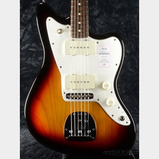 FenderMade In Japan Hybrid II Jazzmaster -3-Color Sunburst / Rosewood-【ローン金利0%!!】