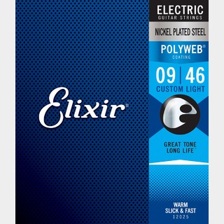 Elixir POLYWEBコーティング 09-46 CUSTOM LIGHT 12025〈お取り寄せ品〉 (お茶の水駅前店 小物フロア)