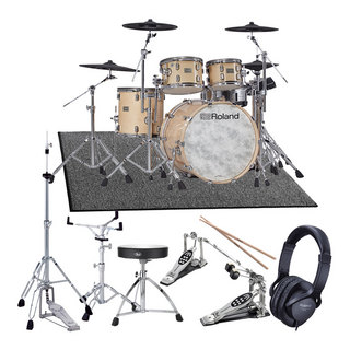 Roland V-Drums Acoustic Design Series VAD706-GN ローランド純正ツインフルオプションセット 【送料無料】