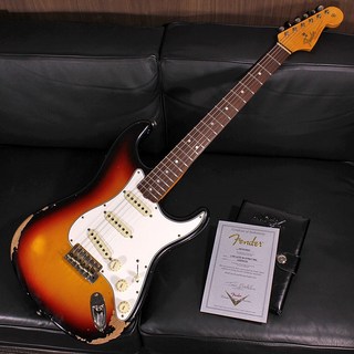 Fender Custom Shop Limited Edition Late 1964 Stratocaster Relic Target 3-Color Sunburst SN.CZ570133