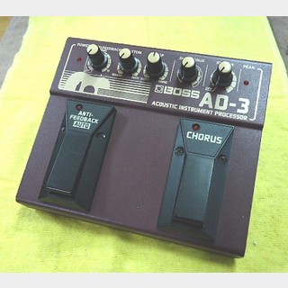 BOSS AD-3 Acoustic Instrument Processor エレアコ用小型プロセッサー  
