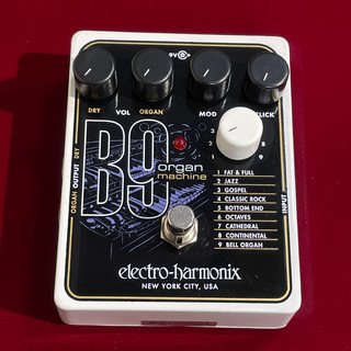 Electro-HarmonixB9 Organ Machine 【JAZZ系オルガン・シミュレーター】【9Vアダプター付き】