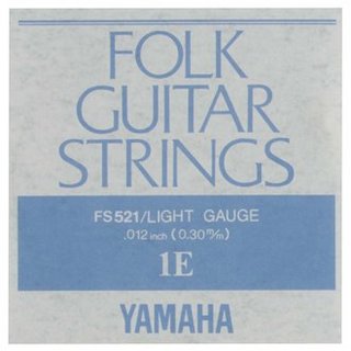 YAMAHA Folk Guitar String FS521 Light .012 1E バラ弦 ヤマハ【名古屋栄店】