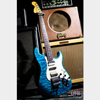 Fender Michiya Haruhata Stratocaster RW Caribbean Blue Trans 2018