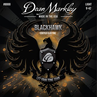Dean MarkleyDM8000 BLACK HAWK LIGHT 9-42 エレキギター弦