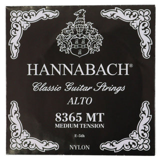 HANNABACH Alto 8365MT BLACK ミディアムテンション 5弦用 バラ弦 クラシックギター弦