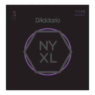 D'Addario ダダリオ NYXL1149-3P Nickel Wound Medium エレキギター弦 3セットパック