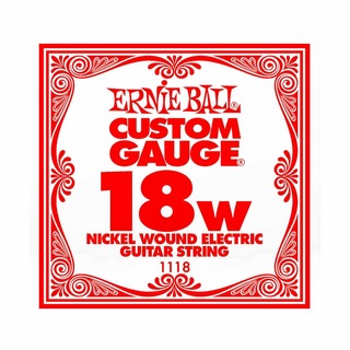 ERNIE BALL アーニーボール 1118 NICKEL WOUND 018 ギター用バラ弦