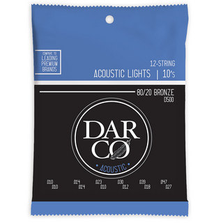 DARCO D500 Acoustic Bronze Light 12弦用アコースティックギター弦×3セット