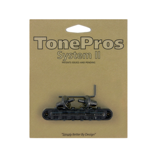 TONE PROS T3BP-B TonePros Standard Tuneomatic ブラック ギター用ブリッジ