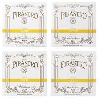 Pirastro Gold 4/4サイズ用バイオリン弦セット E線ループエンド