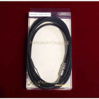 ROCK INNHIGH QUALITY CABLE 3m(S/S) "BELDEN 9395 × 日出光機プラグ"