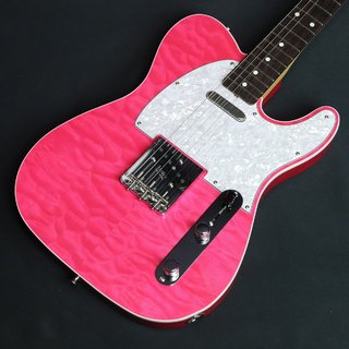 Fender ISHIBASHI FSR MIJ Traditional 60s Custom Telecaster Quilted Maple Top Ash Back Translucent Pink 【横